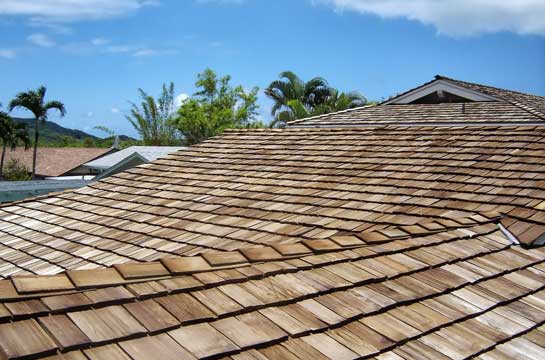Wood shake roofer in Hawaii